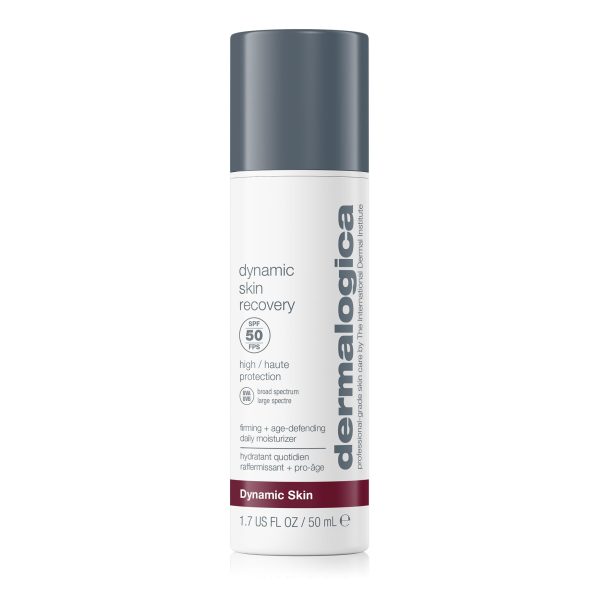 Dermalogica Dynamic Skin Recovery SPF50, Anti-Aging Face Sunscreen Moisturizer, Medium-Weight Non-Greasy Broad Spectrum, 1.7 Fl Oz