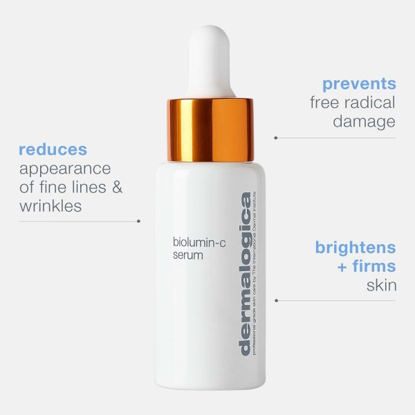 Dermalogica Biolumin-C Serum, Vitamin C Dark Spot Serum for Face with Peptide and AHA - Exfoliates and Reduces Sign of Skin Aging, 2 Fl Oz - Image 6
