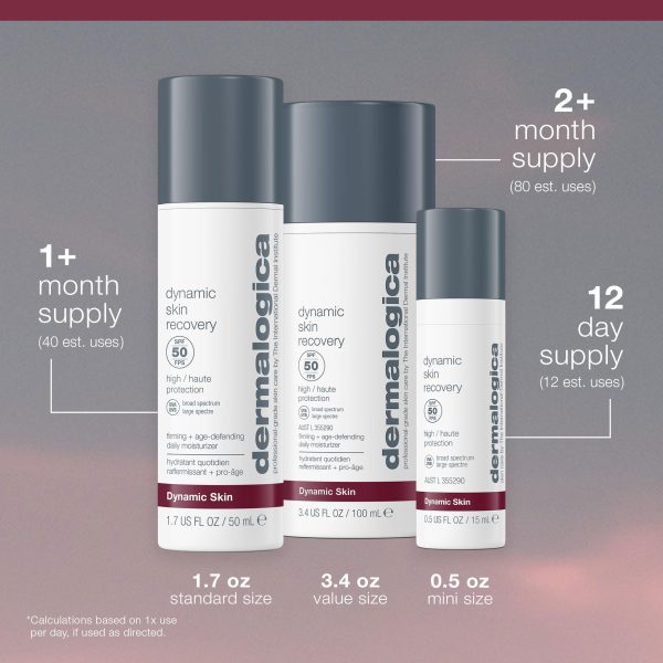 Dermalogica Dynamic Skin Recovery SPF50, Anti-Aging Face Sunscreen Moisturizer, Medium-Weight Non-Greasy Broad Spectrum, 1.7 Fl Oz - Image 2